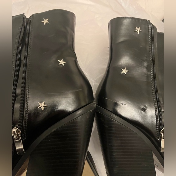 Black cowboy/western ankle boots - Picture 5 of 5